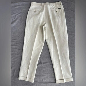 Savane Men's‎ Pants Size 36x28 Biege 100% Cotton Khaki Slacks